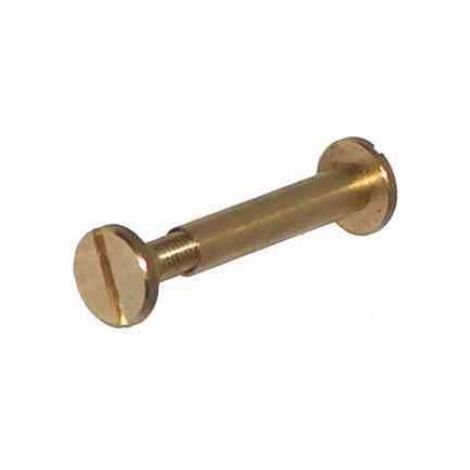 MASIDEF- BLISTER 4 VITI A CANNOCCHIALEIN OTTONE LUCIDO M5X30 MM