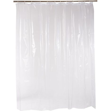 Rideau de douche PEVA TRANSPARENT 180x200cm Transparent Spirella (1/5)