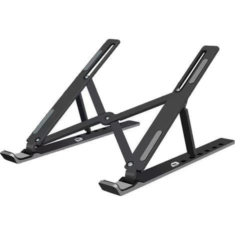 Soporte de plástico para portátil, soporte para ordenador portátil, soporte para PC portátil en plástico y silicona antideslizante. (1/5)