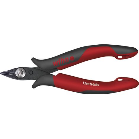 Wiha Tronchese Electronic Testa stretta, a punta, e molla bloccafilo, senza taglio 126 mm, 5" (26813)