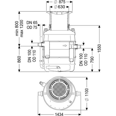 Séparateur de graisse KESSEL EasyClean pour sol