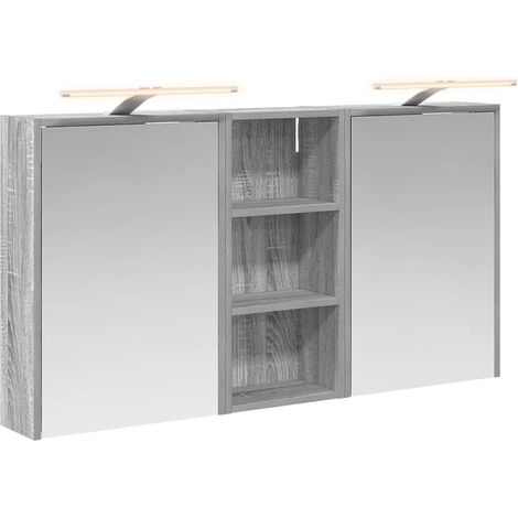 Maison Exclusive - Set di Armadi da Bagno 3 pcs 116 x 16 x 62,5 cm