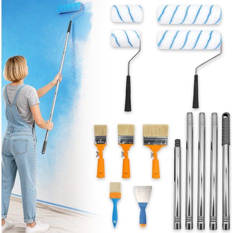 Kit de Peinture Perche Télescopique 163cm Acier Inoxydable (1/5)