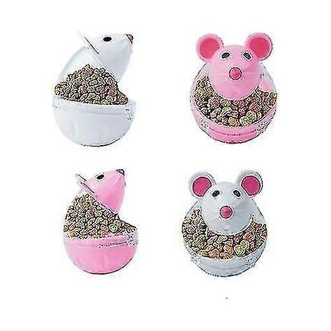 Distributeur de nourriture pour chat - Jouet mangeoire (1/5)