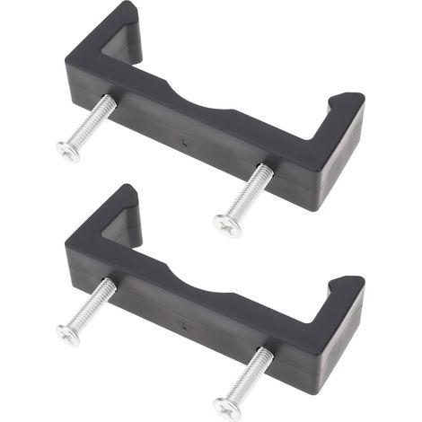 2 Pack Fixed Buckles with Screws and Nuts Compatible with Folding Trolley for Camping Beach Garden Fishing (1/5)