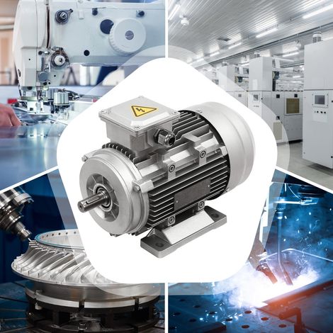 Elektromotor Drehstrom 1,5kW 380V 1405/min Welle 19mm 90S S1 IP55 DHL