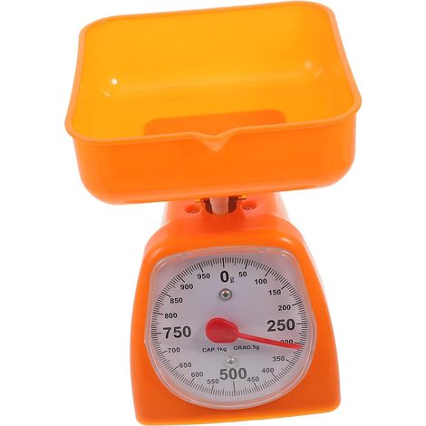 Outanaya Balance Affichage Portable Orange Plastique Mécanique Cuisine (1/5)