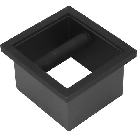 Boîte à marc de café en acier inoxydable, récupérateur de résidus avec fond plat intégré et ouverture large (1/5)
