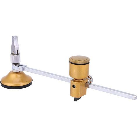 Cortador de azulejos de vidrio redondo ajustable de 60 cm / 23,6 pulgadas de diámetro, herramienta compacta para cortar vidrio redondo con ventosa. (1/5)
