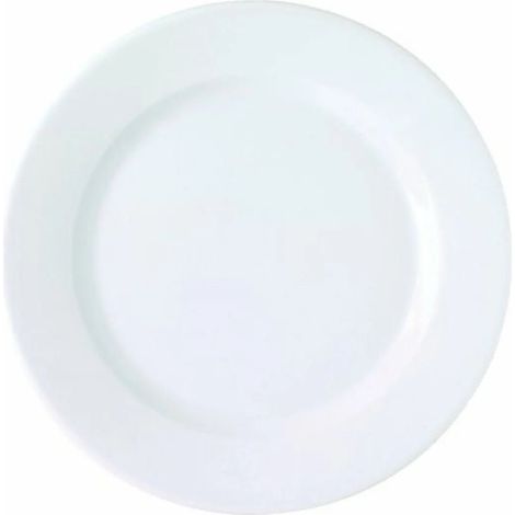 Assiette plate WHITE- Porcelaine - 19cm