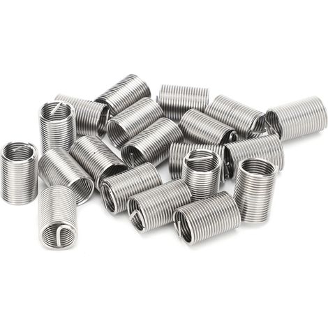 20Pcs Douille de Réduction Filetée M12 x 1.25 2.5D, Manchon Convertisseur de Pas, Écrou de Réparation, Fixation par Vis (1/5)