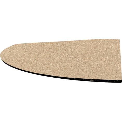 Pièce d'angle bordure en caoutchouc sol sportif 'BEACH' - 25x25 cm - 20 mm