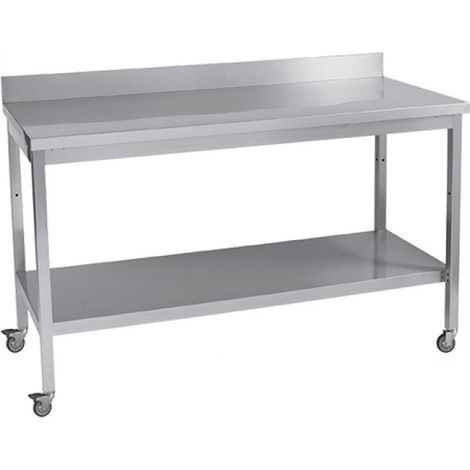 Table de préparation acier 200 cm - EMGA