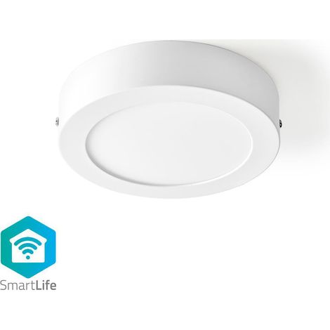 Smartlife taklampa wi fi kall vit varm vit rund durchmesser 800 lm 2700 - 6500 k ip20 energieklasse a android ios (1/5)