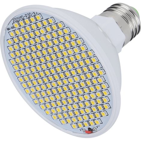 E27 8W 200LED-Chip Pflanzenwachstumslampe Garten Gewächshaus Blumen Anzuchtlampe 85V–265V (1/5)