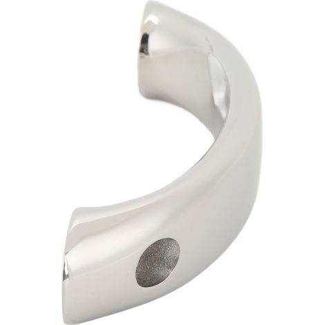 Poignée de maintien marine 316L inox poli, rampe de bateau 6,7 pouces, poignée yachting, camping-car, accessoire nautique robuste. (1/5)