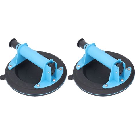 Sets mit je 20 cm großen Industriesaugnäpfen mit 200 kg / 440 lbs verstärkten Saugnäpfen für den Austausch von Windschutzscheiben, Fliesen und Granit (1/5)