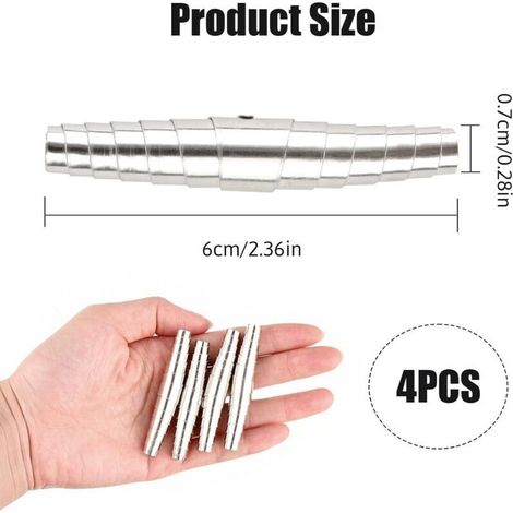 4Pcs Ressorts de Sécateur de Volute de Rechange, Ressort de Sécateur 6cm en Acier Inoxydable Remplacement, Sécateur en Spirale de Jardin Pièces de Ressort Accessoire pour Outils de Jardinage (1/3)