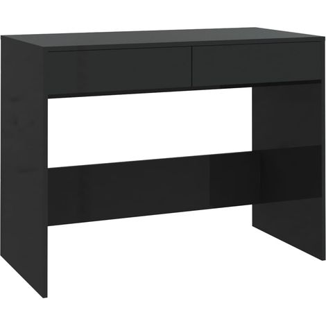 Maison Exclusive - Schreibtisch Schwarz 101x50x76,5 cm Holzwerkst