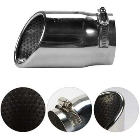 Round stainless steel exhaust muffler tip for cars, for 4Runner 10+ (1/4)