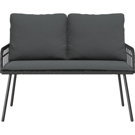 Maison Exclusive - Panchina da giardino Antracite 114 x 64 x 90cm Acciaio