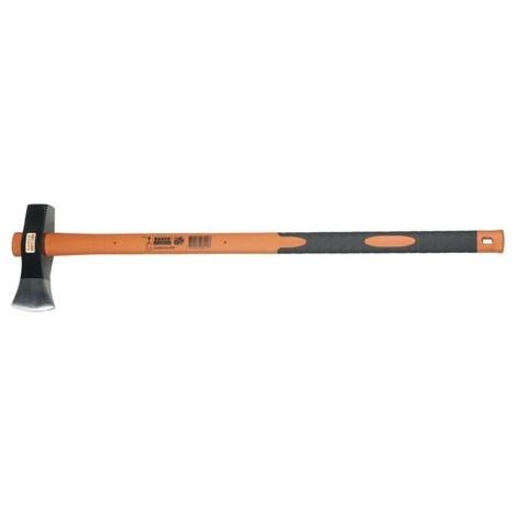 Bahco – Hache à fendre 2,5 kg – Manche tri-matière 90 cm – Tête en acier pour bois dur – Fonction marteau intégrée (1/3)