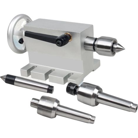 Mandrino regolabile, altezza centrale 65 mm, altezza totale 115 mm, estensione 50 mm, motore NEMA 23, rapporto di riduzione 50:1 (1/5)
