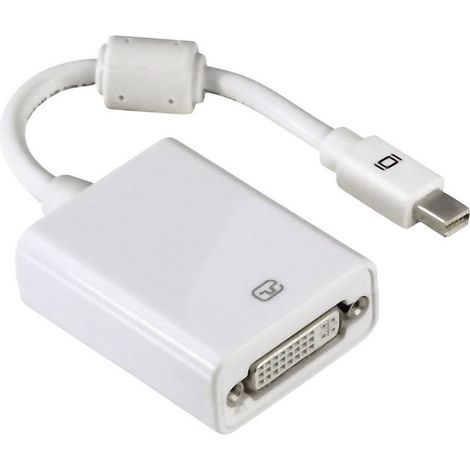 hama Adaptateur Mini DisplayPort vers DVI - pour les MAC Apple (53248) (1/5)