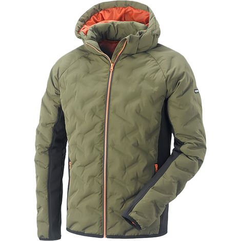 GIACCA IMBOTTITA 'DAKOTA' taglia XL - nero/arancio - NERI