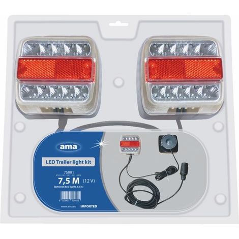 Anhängerbeleuchtungssatz Magnetische Led 5 Funktionen (1/2)