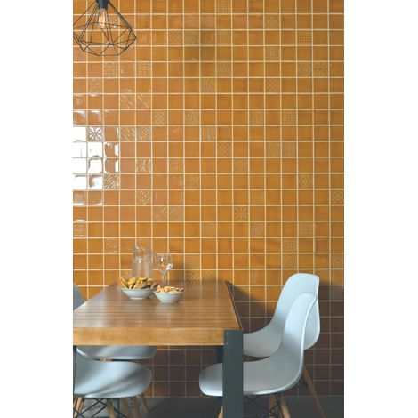 Carrelage Effet Déco URBAN ATELIER (AL) - Brillant - 6,7x14x0,9cm