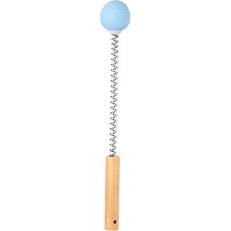 One-piece massage device, ball hammer, wooden handle, body massager - AquaForge (1/5)