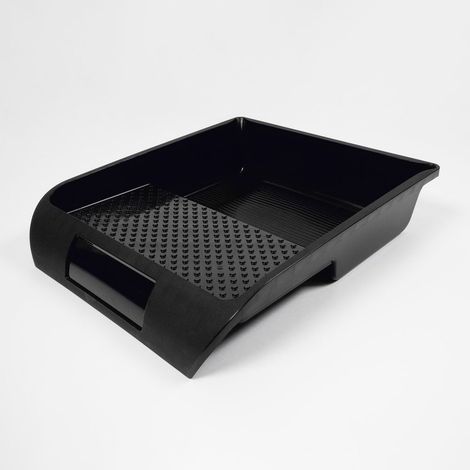 Farbwanne 32 x 36 cm – Malerwanne Lackierwanne Kunststoff Für große & kleine Farbwalzen Strukturierte Abstreiffläche Tropfschutz Robust Langlebig – Veluxis (1/5)