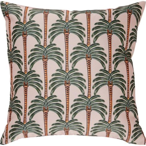 Housse de Coussin Extérieur "Albin" 40x40cm Beige Lin (1/3)