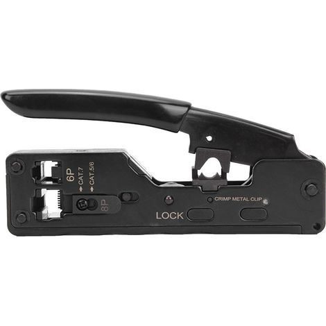 Pince multifonction pour câbles réseau, connecteurs RJ 8P et 6P, RJ45 et RJ12/11 à sertir (1/5)
