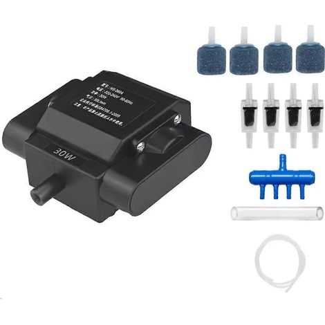 Aquarium-Luftpumpe, Sauerstoffanreicherung für Fische, Eurostecker für Kelleraquarien