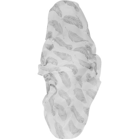 Housse De Climatisation - Protection Élastique Imprimée Thème Plume Pour Salle De Bain - 1 Pièce (1/5)