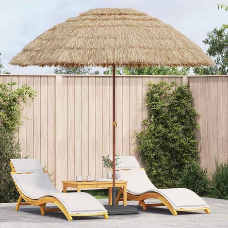Ombrello da giardino Naturale 255 x 255 x 255 cm vidaXL (1/5)