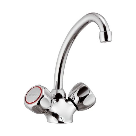 MISCELATORE MONOFORO LAVELLO LINEA DOMINO- Cromo- MARIA- pezzi 1