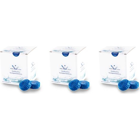 Starbluedisc blocs WC 72 pièces bleu (1/2)