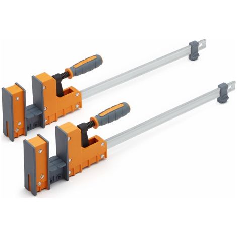 Lot de 2 Serres-joints parallèles BORA de 61 cm : 500 kg de pression pour un maintien parfait (1/5)