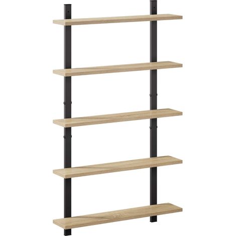 Scaffale da parete Rovere Sonoma 60.5 x 13.5 x 102.5 cm vidaXL