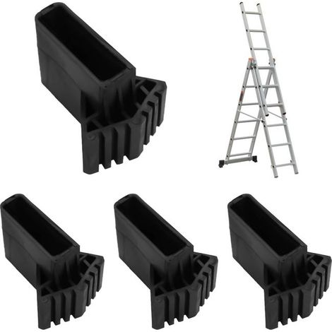 4 piedini in gomma per scala, copripiedini antiscivolo per scale, piedini in gomma per scale telescopiche (1/5)