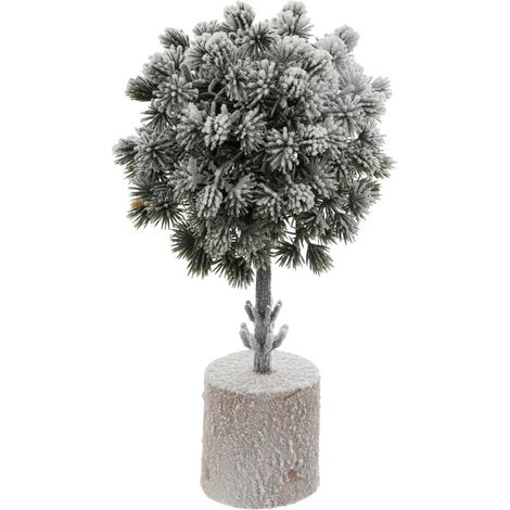 Déco Noël Arbuste Buis enneigé H 25 cm - Feeric Christmas (1/3)
