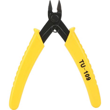 5in Electronic Diagonal Pliers Cable Side Cutting Nippers Wire Cutter Tool TU-109