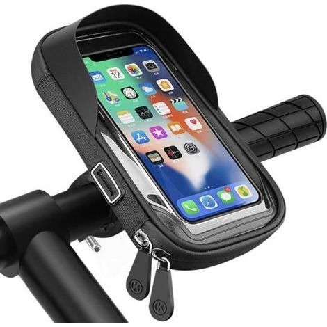 Fahrrad-Handyhalterung – wasserdicht – 360° drehbar – kompatibel mit Geräten bis zu 6,7 Zoll (1/4)