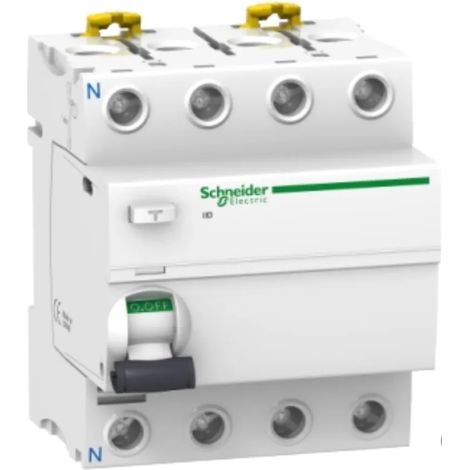 SCHNEIDER A9R41425 - Interruttore differenziale Puro iID 4P 25A 30mA Tipo AC