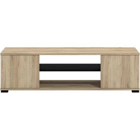 mobile porta tv "valencia" quercia, 120x40x34 cm (1/4)