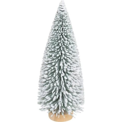 Sapin de Table Enneigé "Tree" 21cm Vert