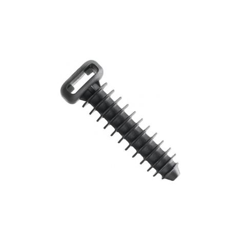 Panduit HVPM-08-CO Pack of 100 8mm-Diameter Dowel Mounts for Hyper-V PA 6.6 Clips, Black UV